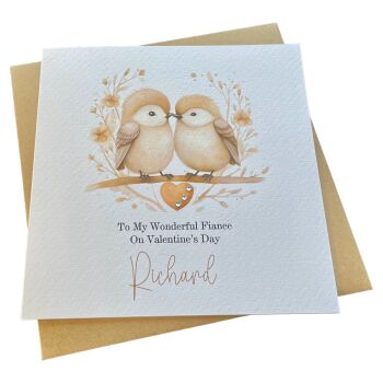 Love Birds Valentine's card