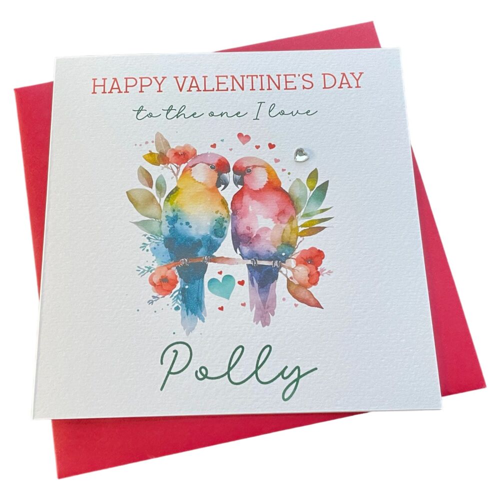 Floral Heart Valentine's card