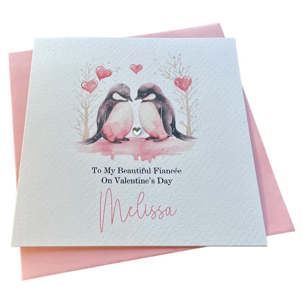 Penguin Couple Valentine's card