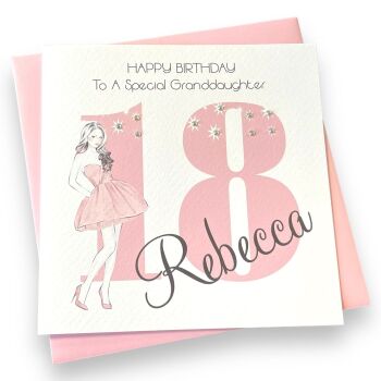 Pink Age Birthday Card ANY NUMBER
