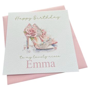Pastel Shoes Birthday Card