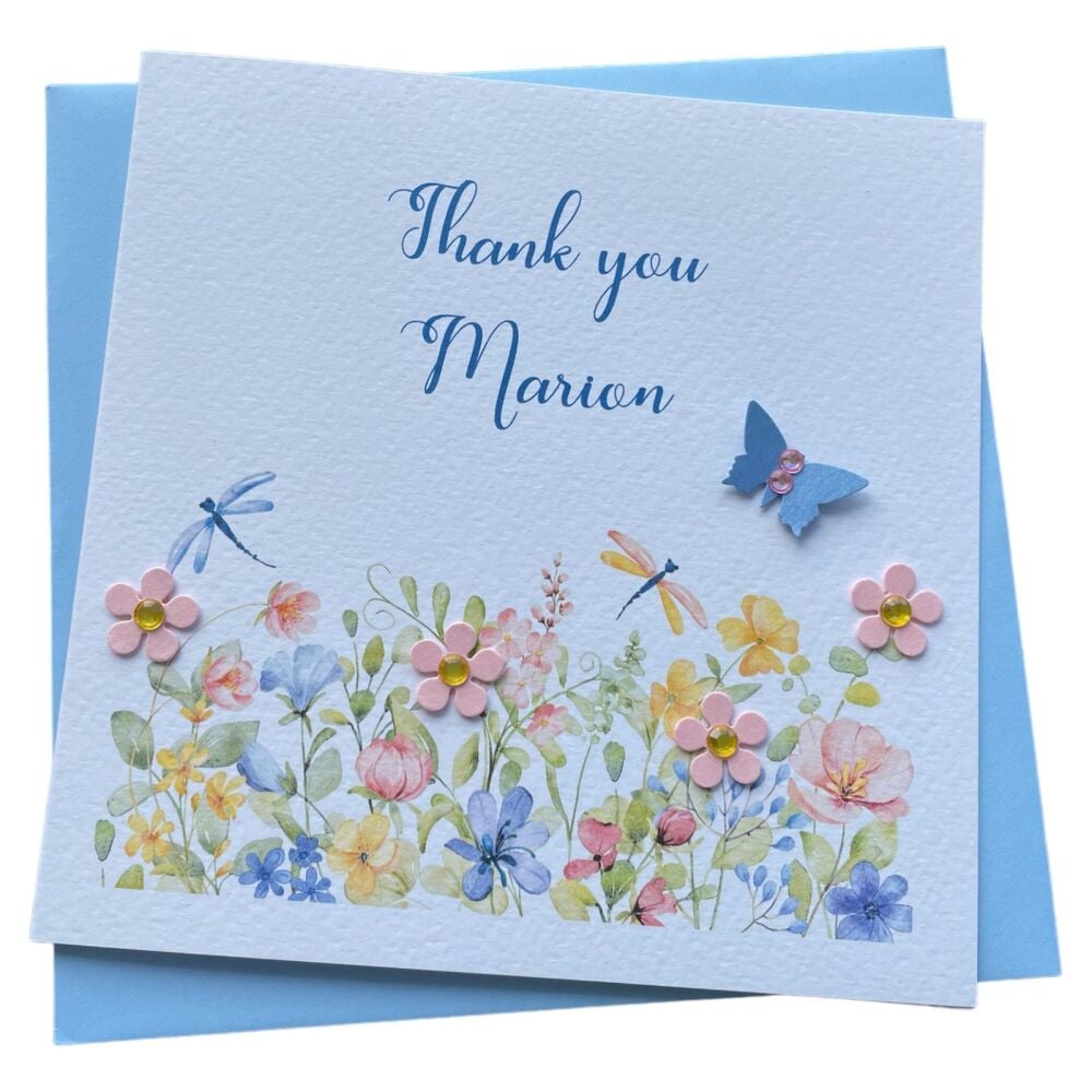 Floral Thank You Card