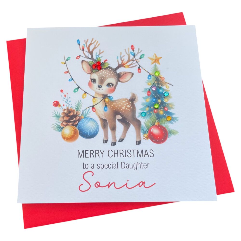 Christmas Name 'Letter'  Card