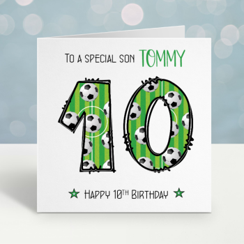 Football Birthday Card - ANY AGE