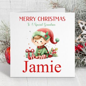 Christmas Elf Card