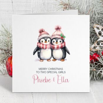 Christmas Penguin Card