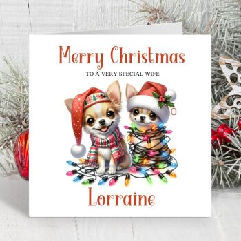 Chihuahua Christmas Card