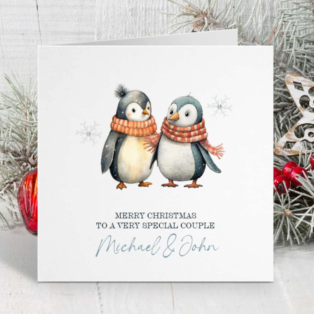 Christmas Penguin Card