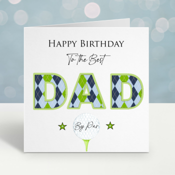 Golf Theme 'Dad' Card