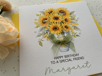 Pink Age Birthday Card ANY AGE