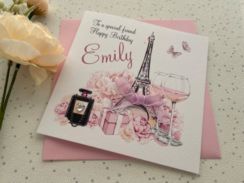 Paris Birthday Card