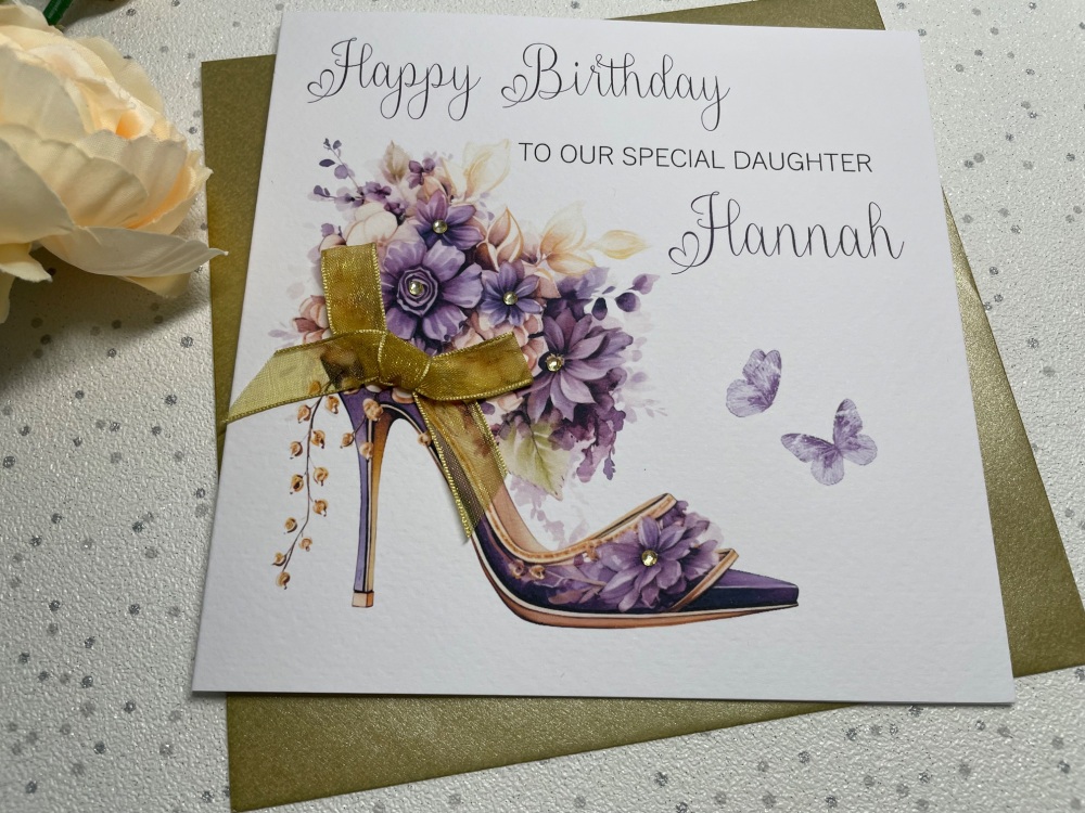 Ballerina Birthday Card