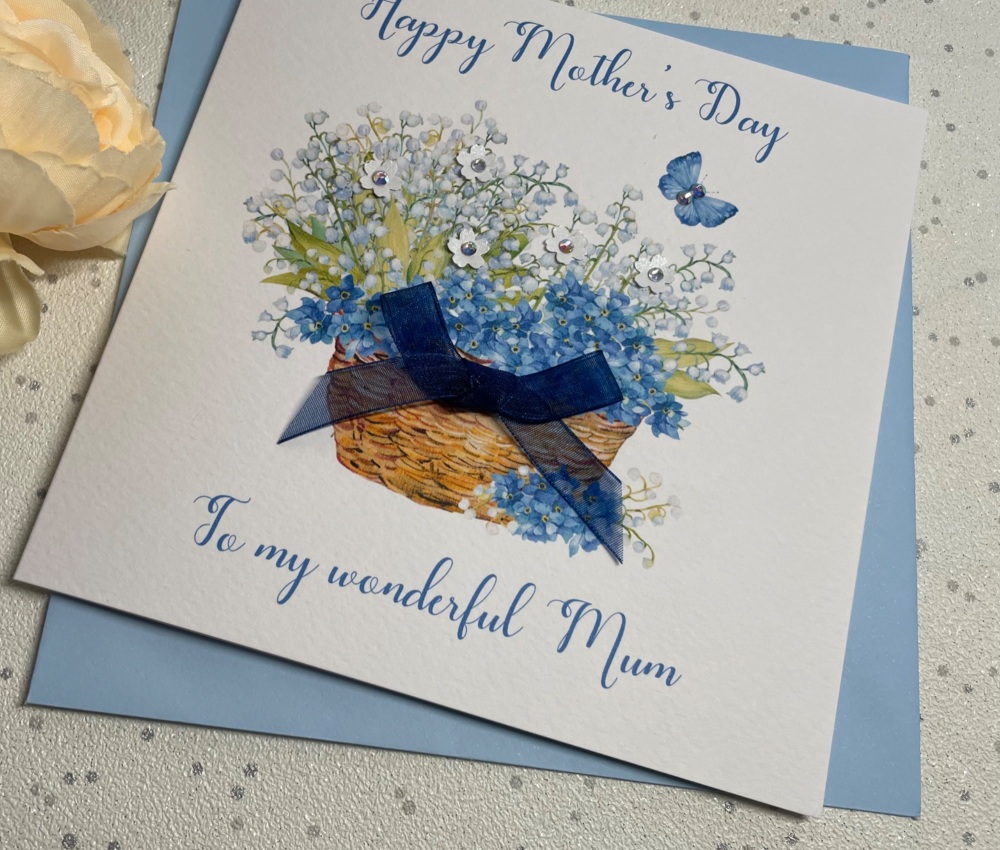 Mother's Day Pink Roses Card