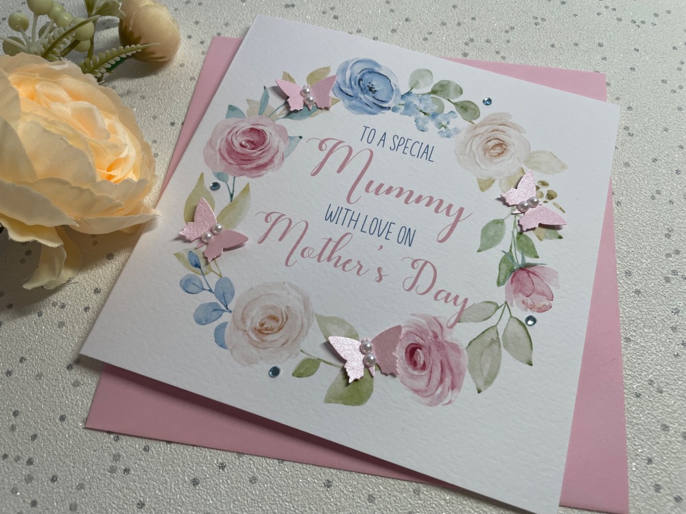 Mother's Day Rose Vase Card