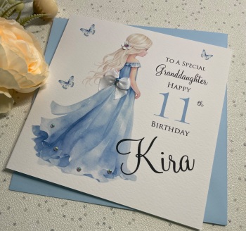 Girls Birthday Card (blonde)