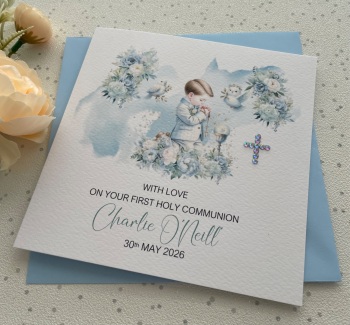 Boys 1st Holy Communion Card (2)