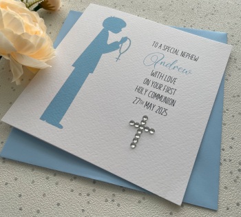 Boys 1st Holy Communion Card