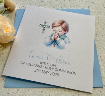 Boys 1st Holy Communion Card (3)
