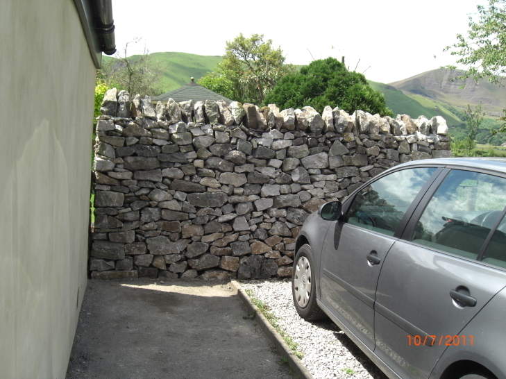 New Dry Stone wall in the Peak District 2.