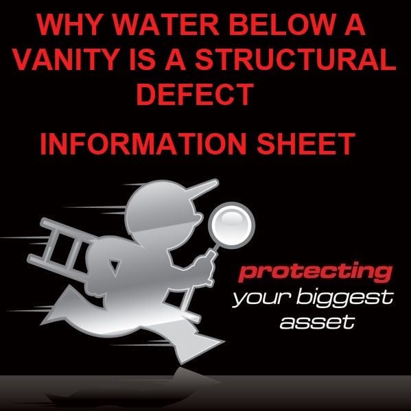 Why Water Below a Vanity is a Structural Defect Guide by Building Inspectors Perth