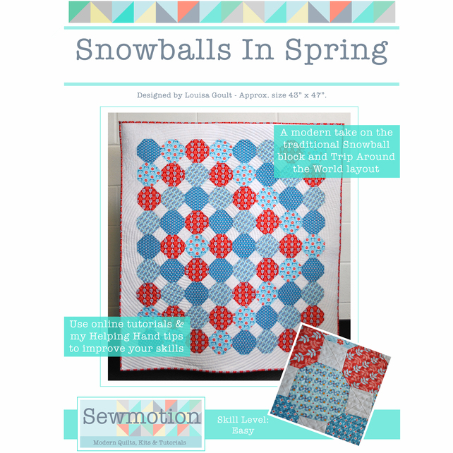 Snowballs In Spring Quilt Pattern