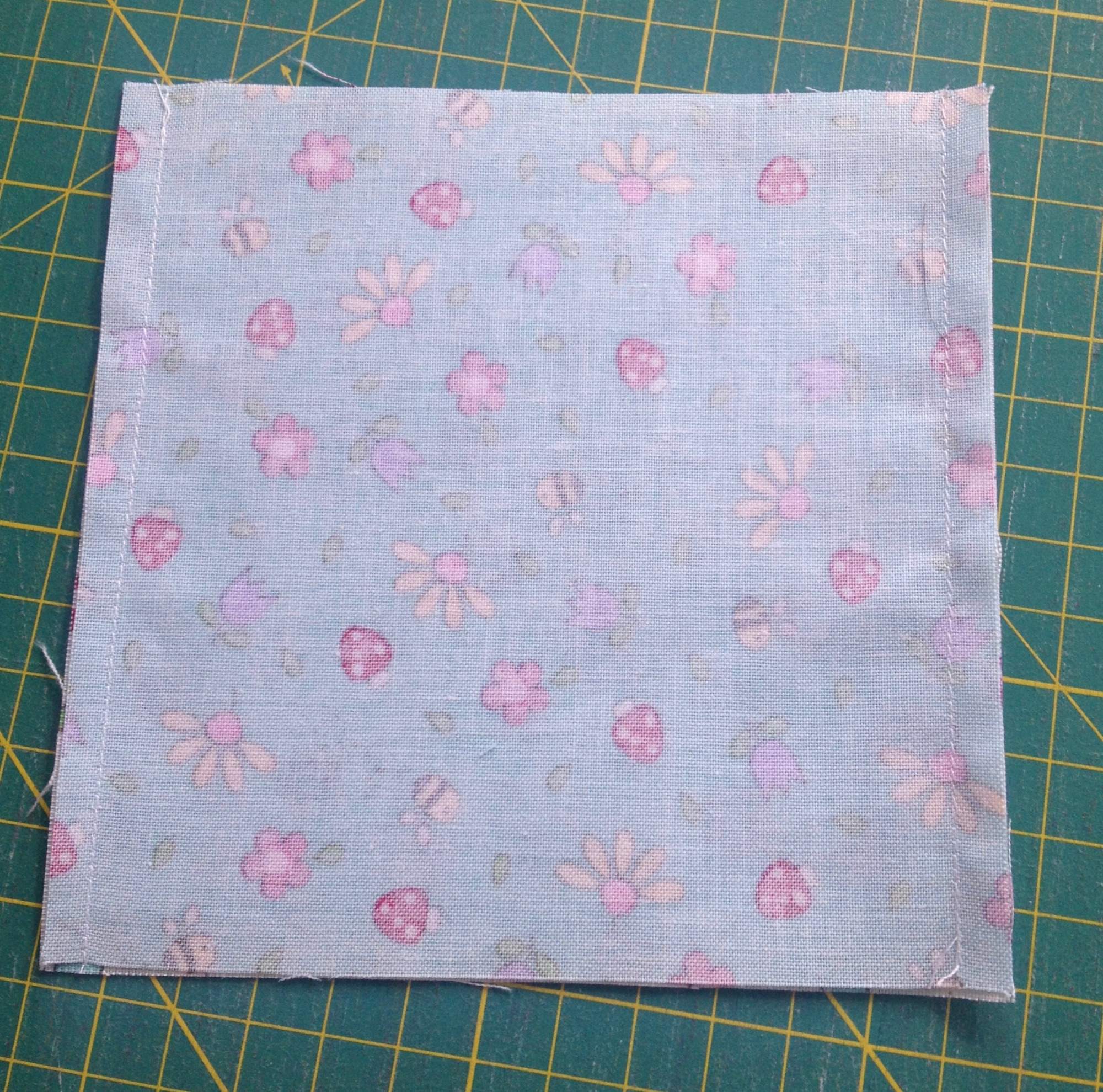 sew charm squares together