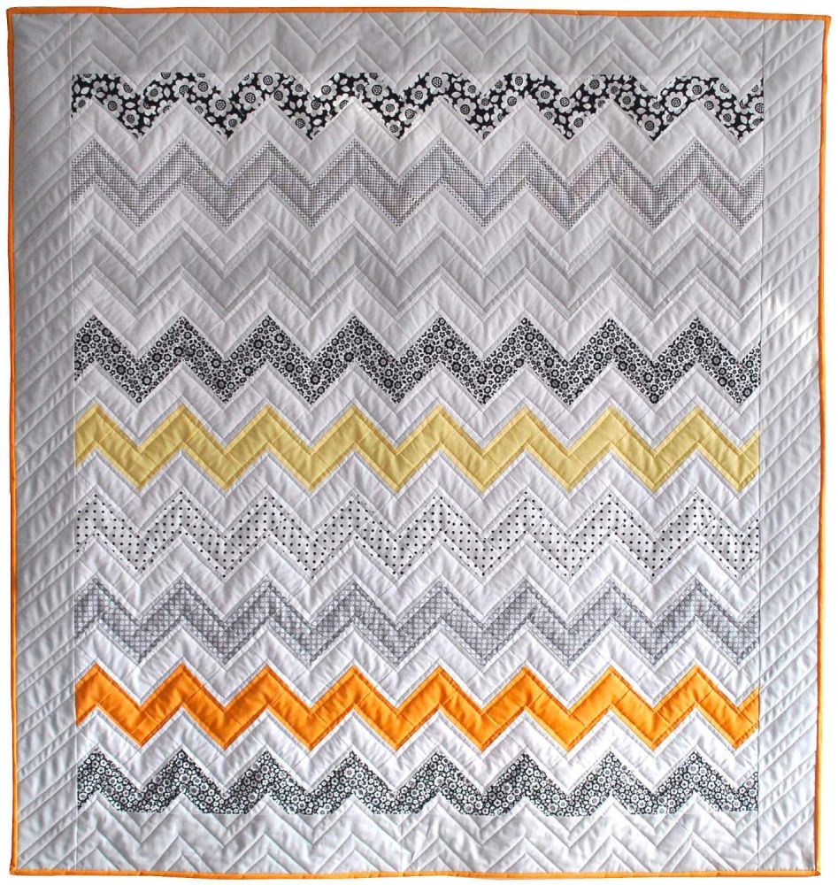 Monochrome Sunset Quilt Pattern