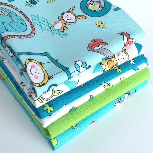 Let's Play in Pink Fat Quarter Bundle from Michael Miller