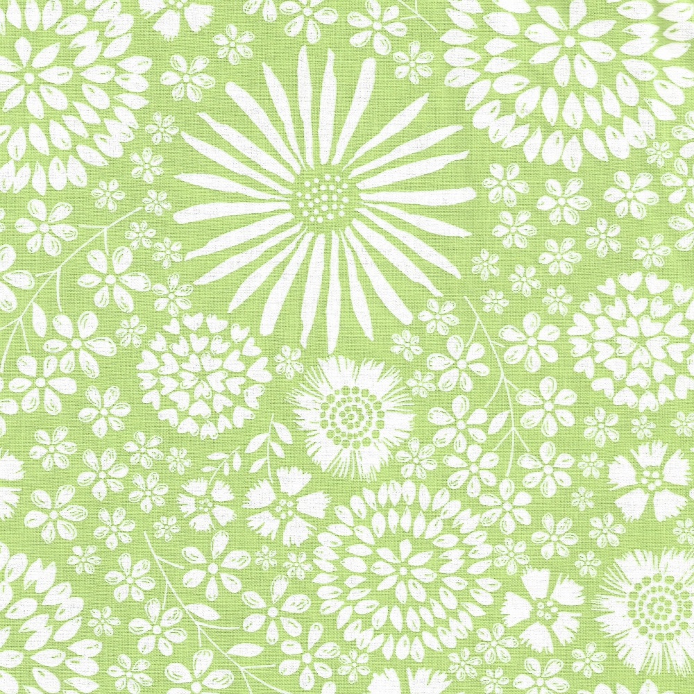 Floral Pop in Celery from Michael Miller - DC7405-Celr-D