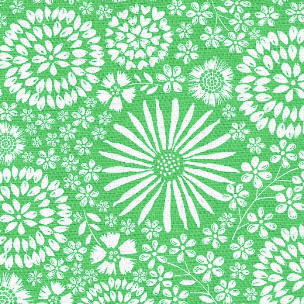 Floral Pop in Green from Michael Miller - DC7405-Gree-D