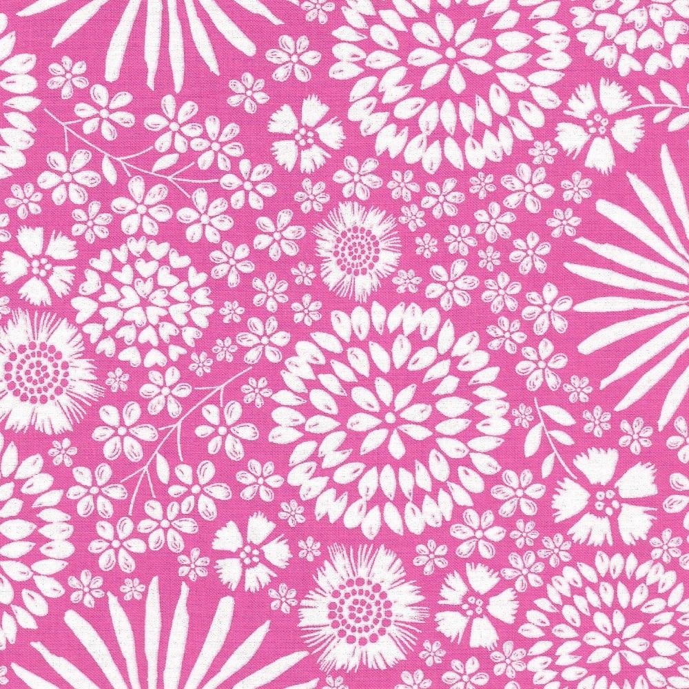 Floral Pop in Pink from Michael Miller - DC7405-Pink-D