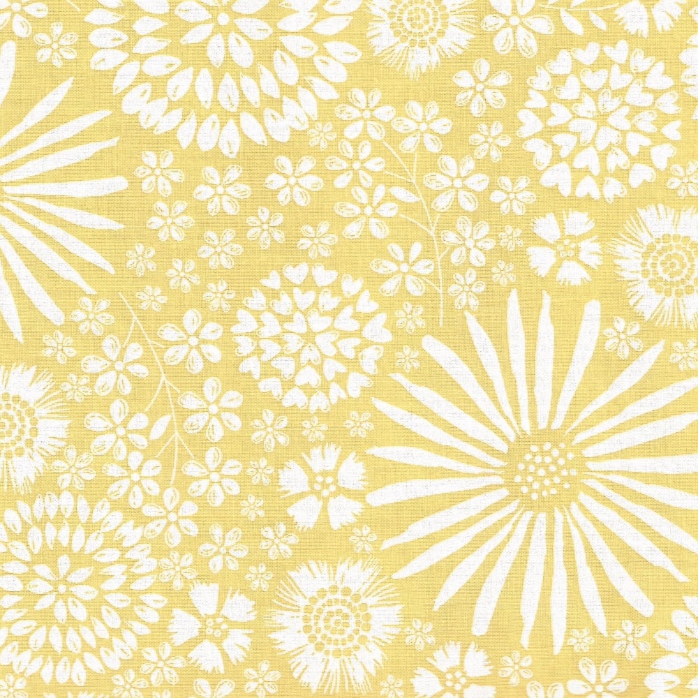Floral Pop in Yellow from Michael Miller - DC7405-Yell-D