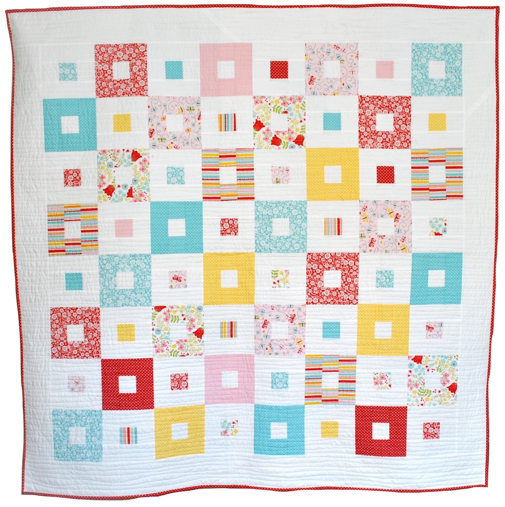 All Squared Up Quilt in Riley Blake's Happy Day