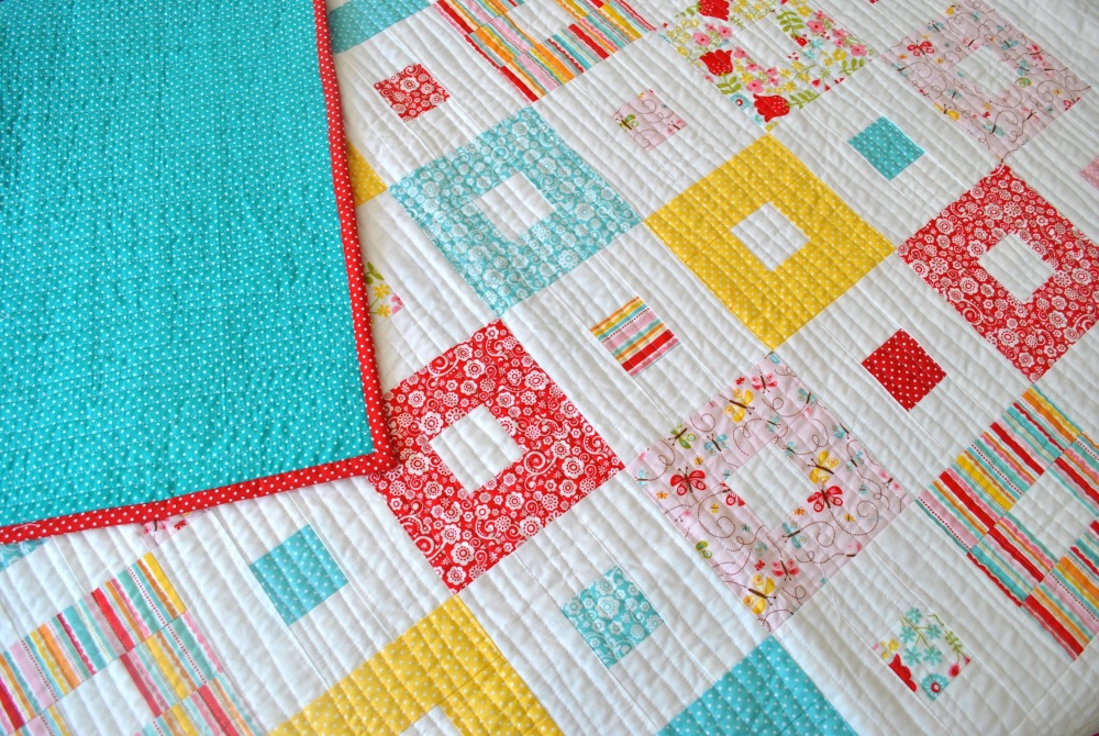 All Squared Up Quilt in Riley Blake's Happy Day