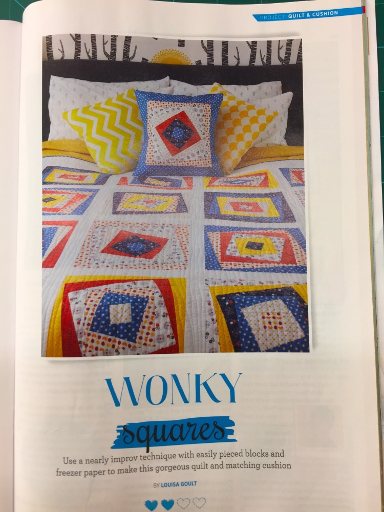 Wonky Squares Quilt & Cushion Set
