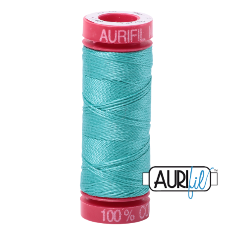 Aurifil Mako 12 Cotton / 50m - Turquoise - 1148