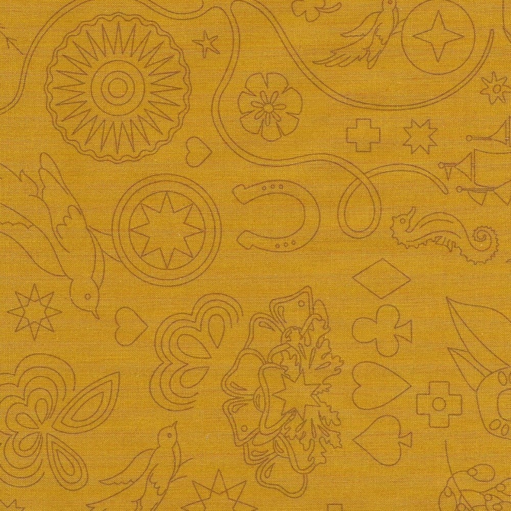 Sun Prints 2020 9256-Y Yarrow Embroidery