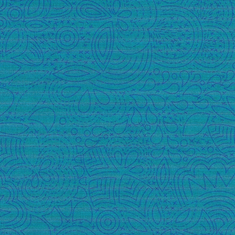 Sun Prints 2020 8450-B Peacock Stitched