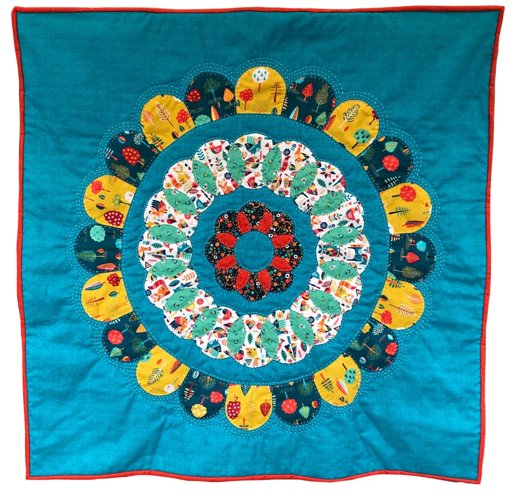 Folksy Sun Spell Wall Hanging Kit - English Paper-Piecing kit