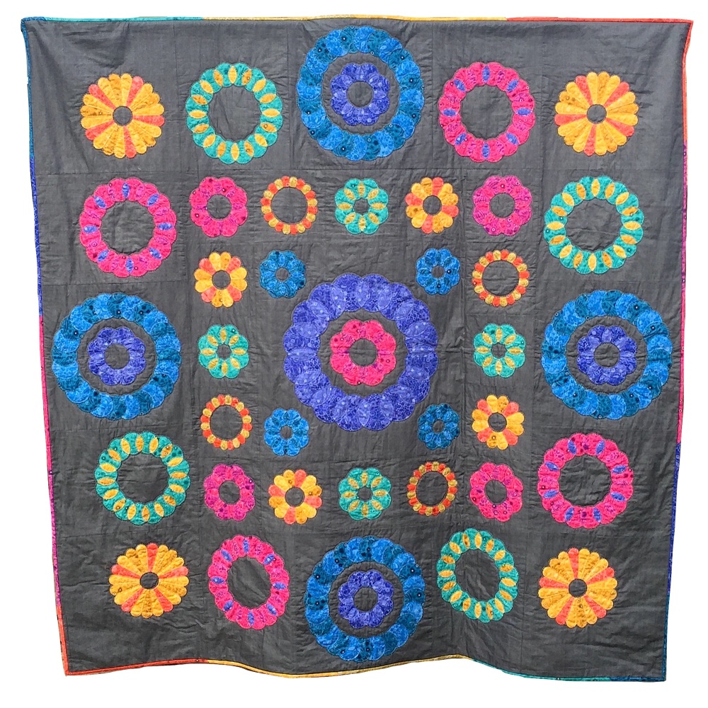 Curve Motion Medallion BOM Quilt - Pattern & Papers Only