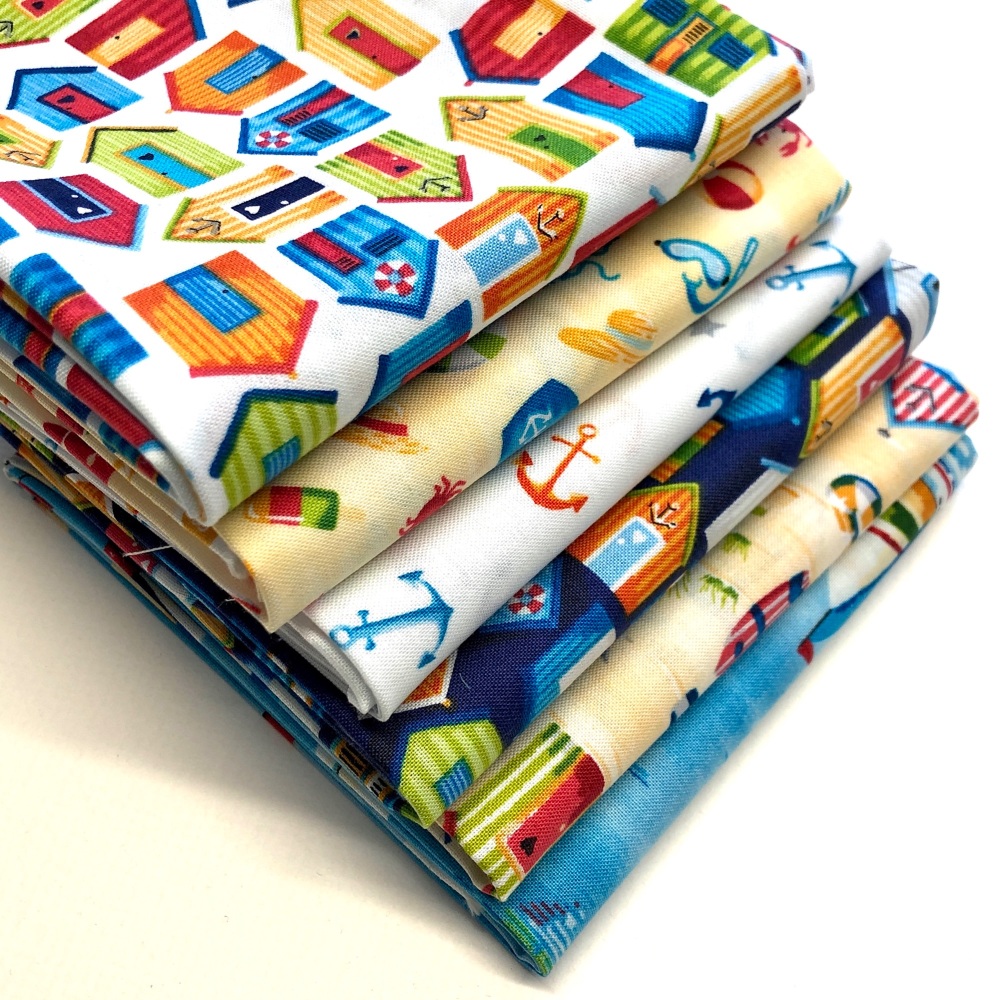 Beside the Sea Fat Quarter Bundle - 6 pieces