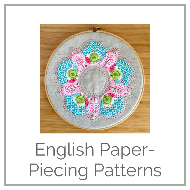 English paper-piecing patterns - digital