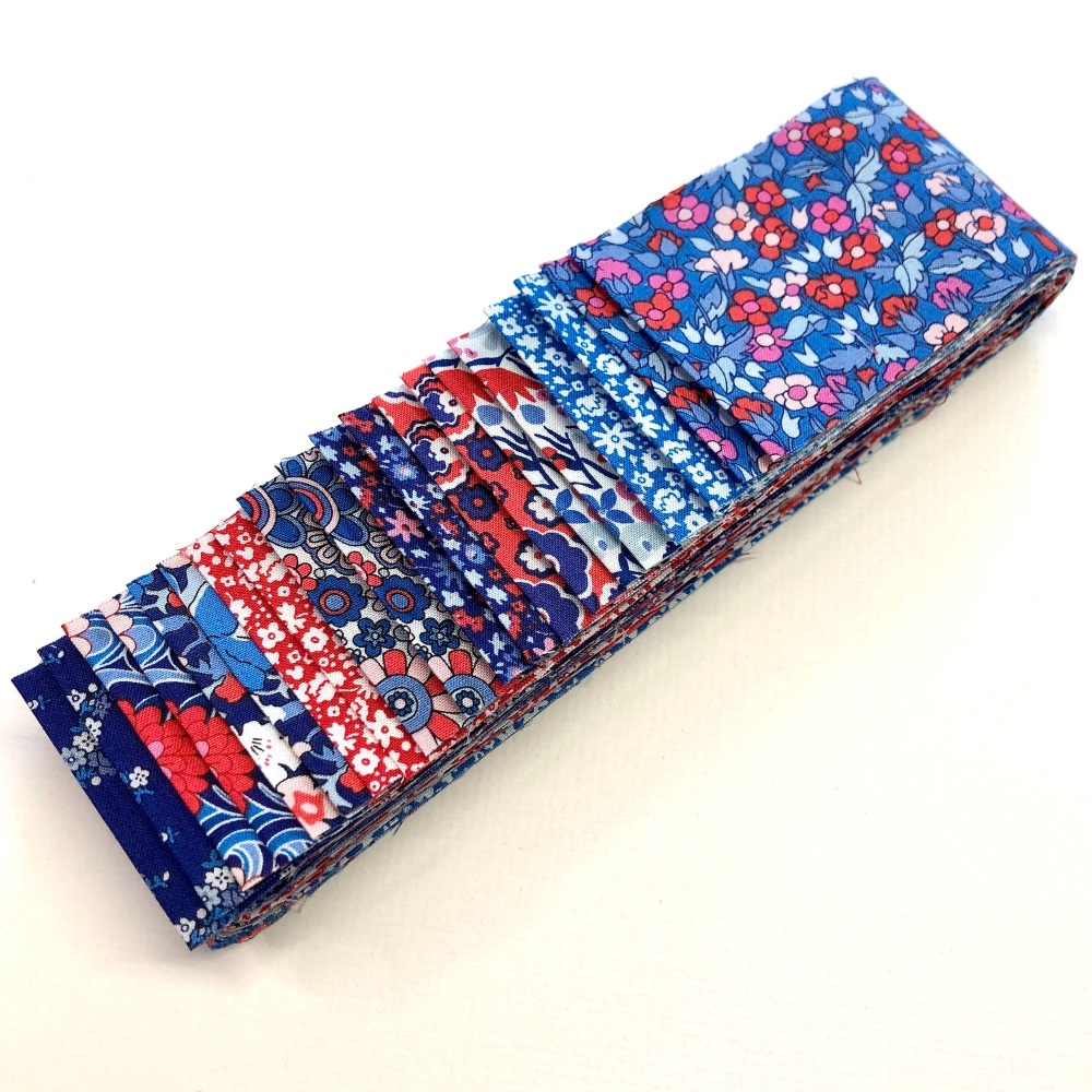 Quilter's Pre-cut 20pc Fabric Strip Set in Liberty Carnaby Street