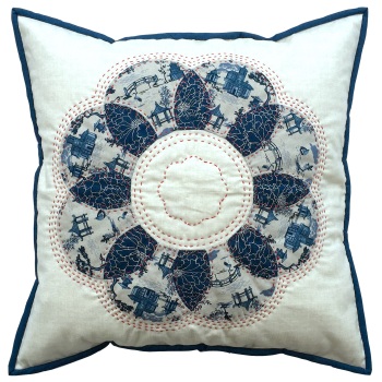 Curved EPP Flower Cushion Pattern - Includes pre-cut papers