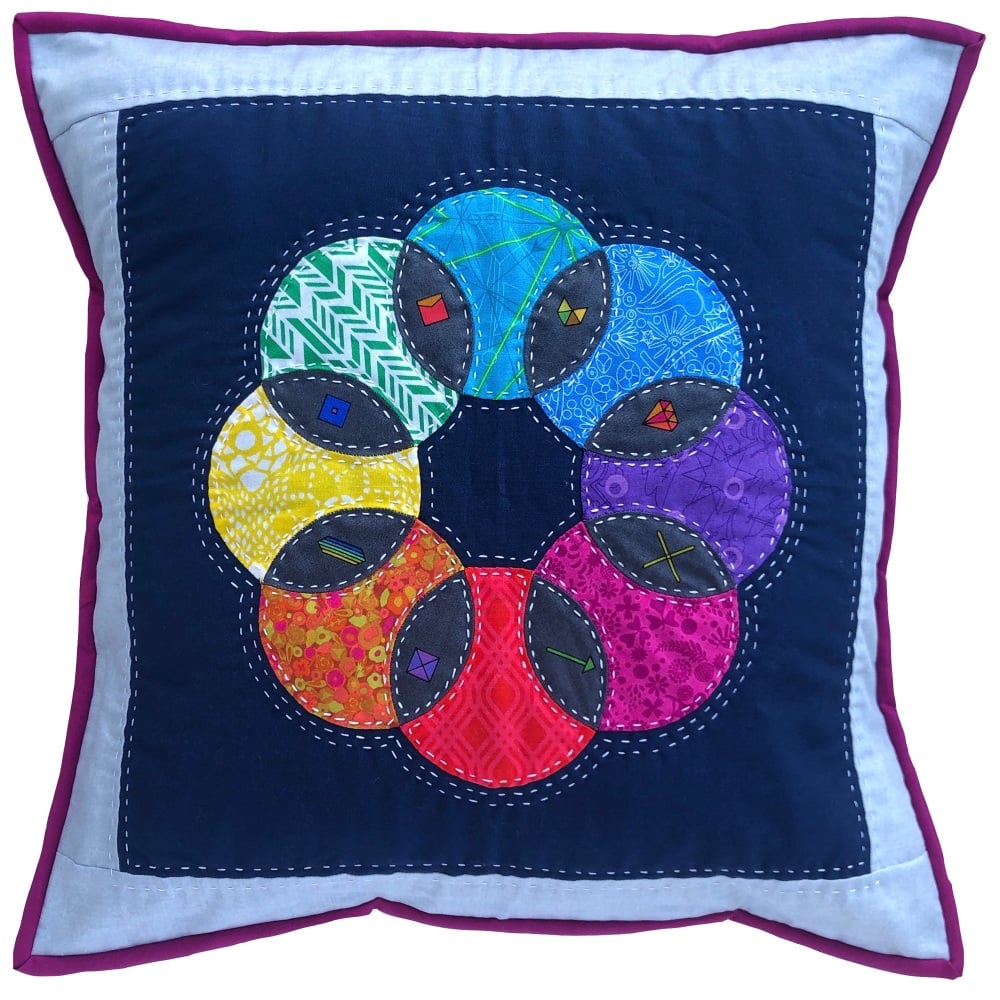 <!-- 001 -->Applecore Cushion Kit in Alison Glass Sun Prints 2022 - Curved 