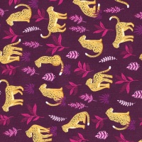 Jewel Tones - Cheeky Leopard Purple - 2425-P