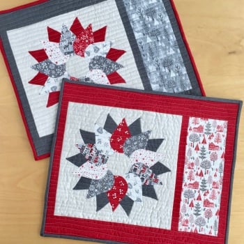 Wreath Table Mats Pattern - English Paper-Piecing