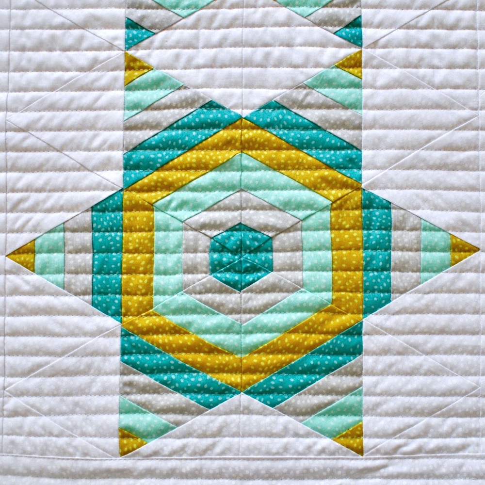 Strippy Star Table Runner Pattern