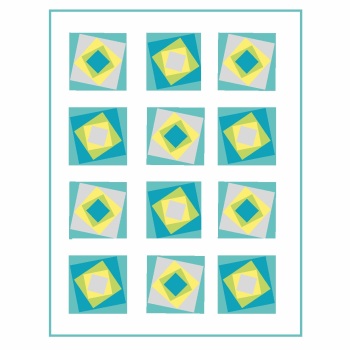 Wonky Squares Quilt Pattern