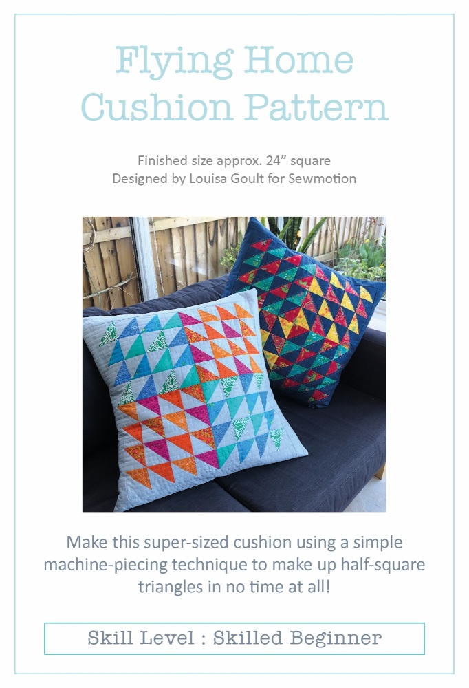 Flying Home Cushion Pattern